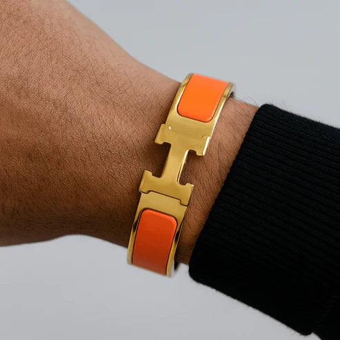 Luxury H Enamel Bracelet